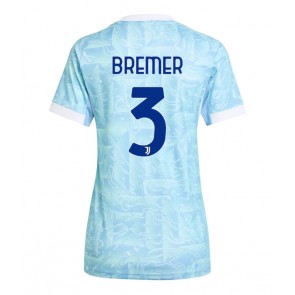 Juventus Gleison Bremer #3 Udebanetrøje Dame 2025-26 Kortærmet